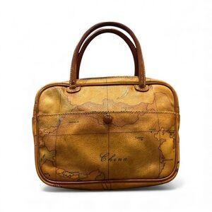 Alviero Martini 1A Classe Geo Map Satchel